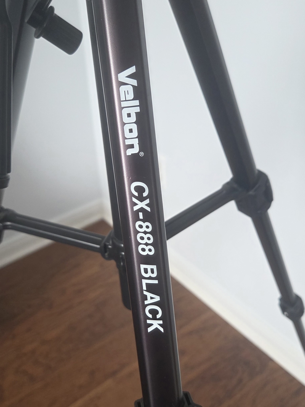 Velbon CX-888 Black Aluminum Camera Tripod.